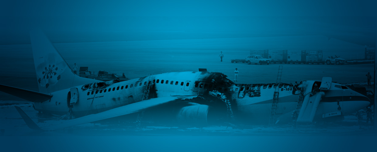 Aircraft accident - fire on ground